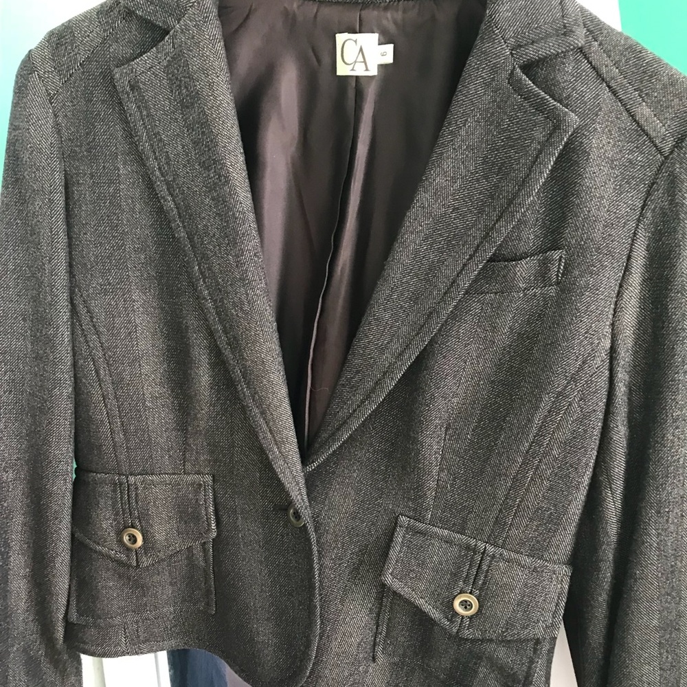 CA One button brown stripe trailblazer